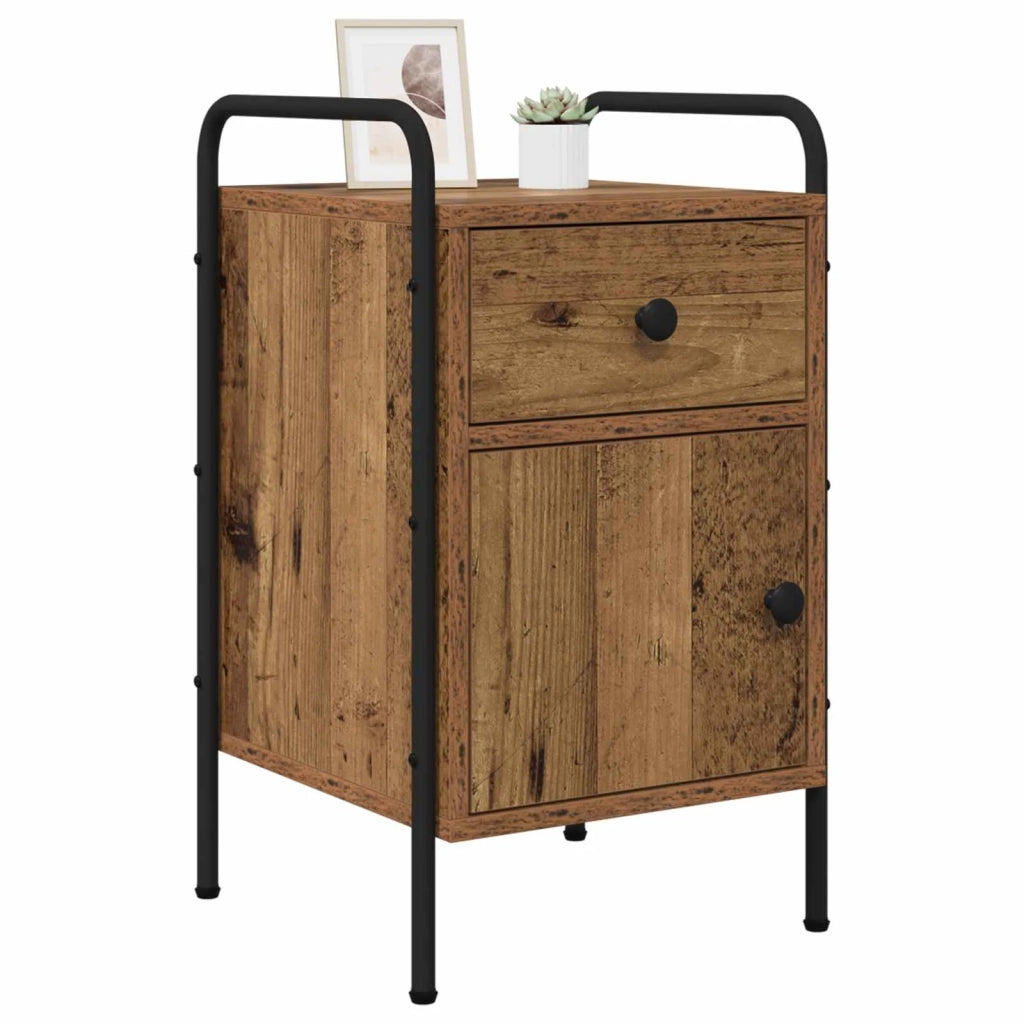Armadio da Notte Legno antico 35 x 36,5 x 61 cm 8007655