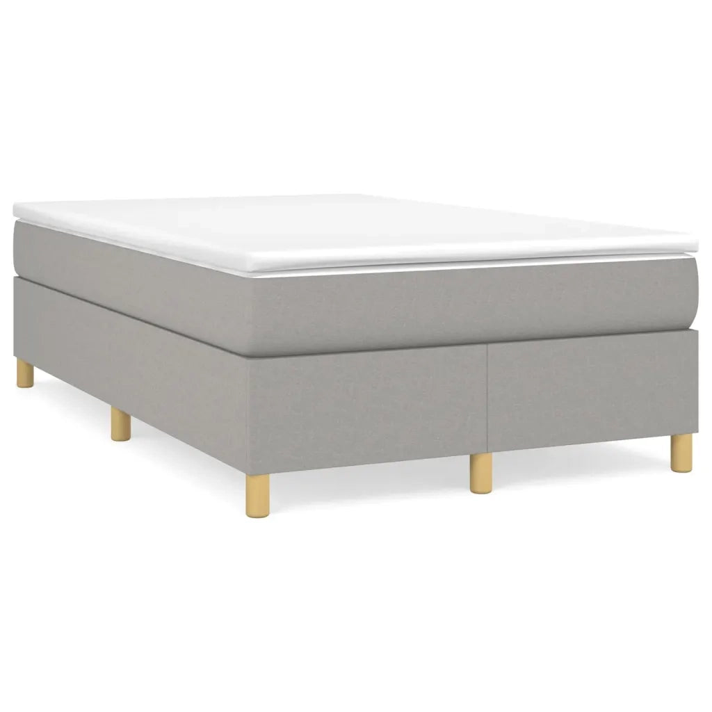 Struttura Letto a Rete a Molle Grigio Chiaro 120x200 cm Tessuto 3120945