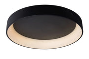 Plafoniera Lucide Talowe Ø80 nera LED 80W 3000K in alluminio