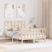 Giroletto senza Materasso-Struttura Letto 120x200 cm in Legno Massello di Pino 599013