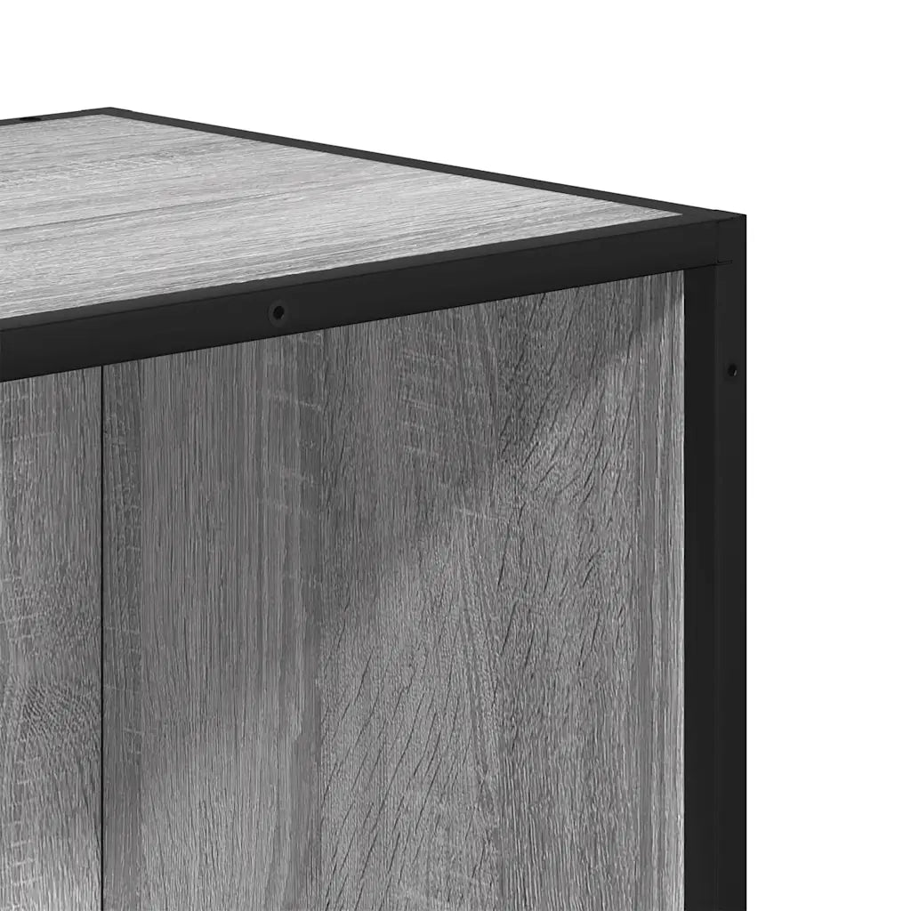 Libreria Grigio Sonoma 33,5x33x107,5 cm in Legno Multistrato 849157