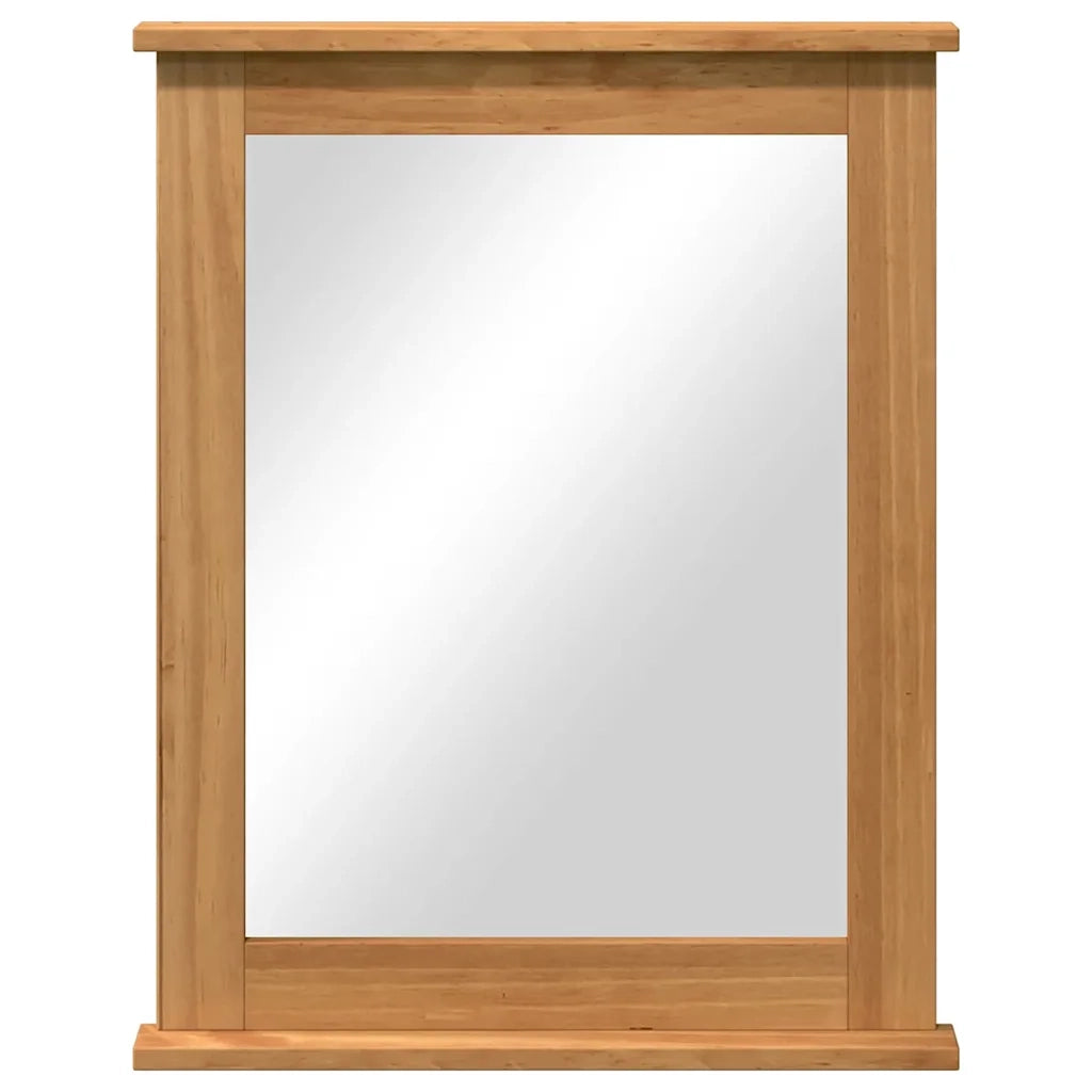 Specchio Rettangolare VIGO Marrone miele 55,5 x 5 x 70 cm 4019125