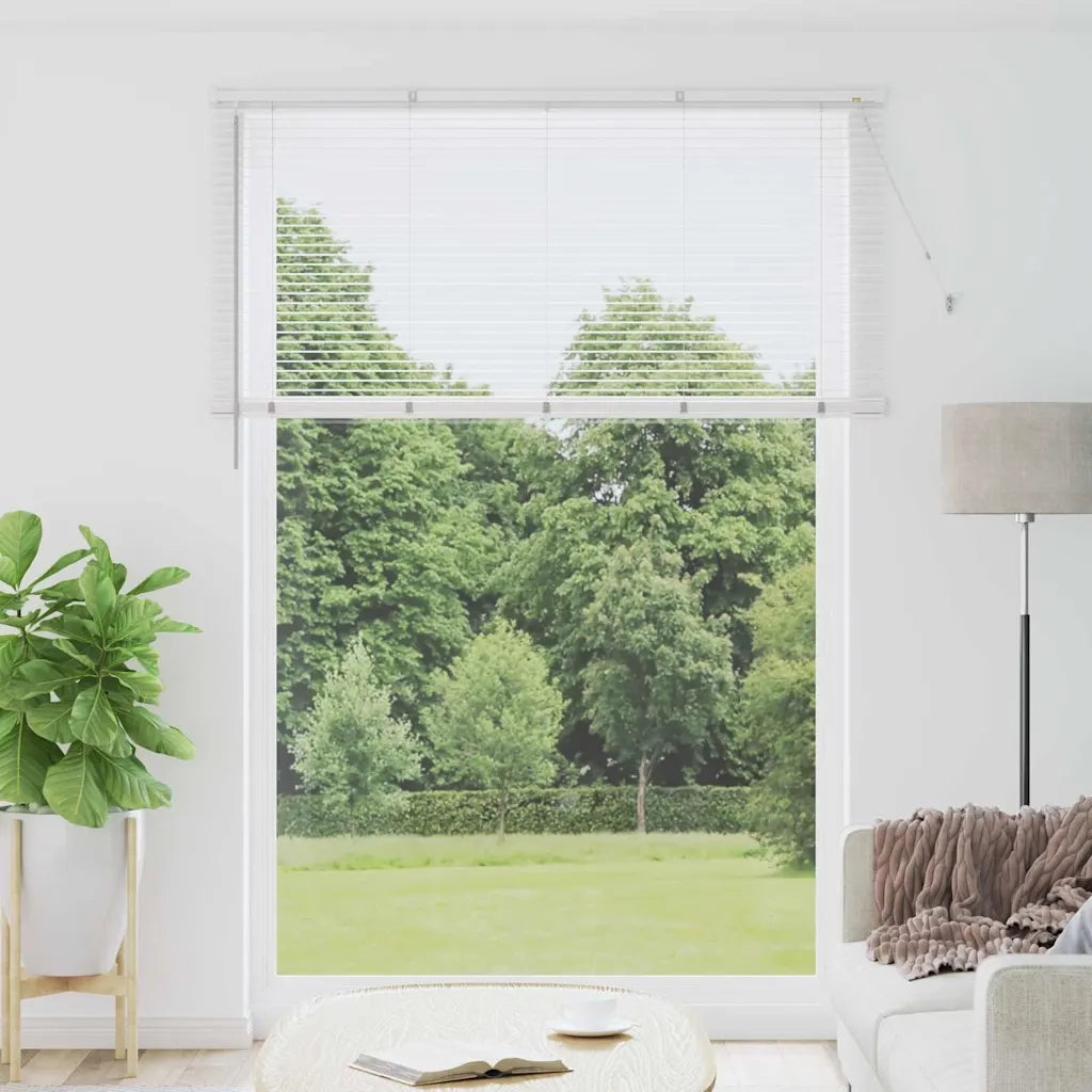 Tendaggi a Veneziana | Tenda a lamelle Bianco 220 x 160 cm Alluminio