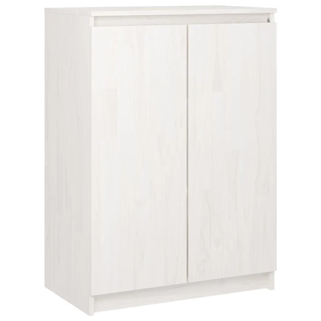 Credenze 3 pz in Legno Massello di Pino Bianco 3094813