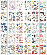 Set di Tattoo Illuminante per Bambini - Sticker di Tatto Tijdelijk e Acqua-Resistente per Feste e Regali