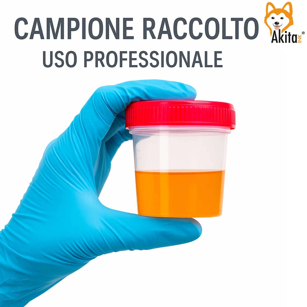 Akitaink 4 Contenitori Urina Sterili 120 ml