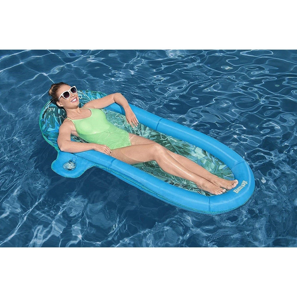 Trade Shop - Lounge Lettino Gonfiabile Galleggiante Piscina Mare Flex'n Fold 171x94x16cm 43552 -