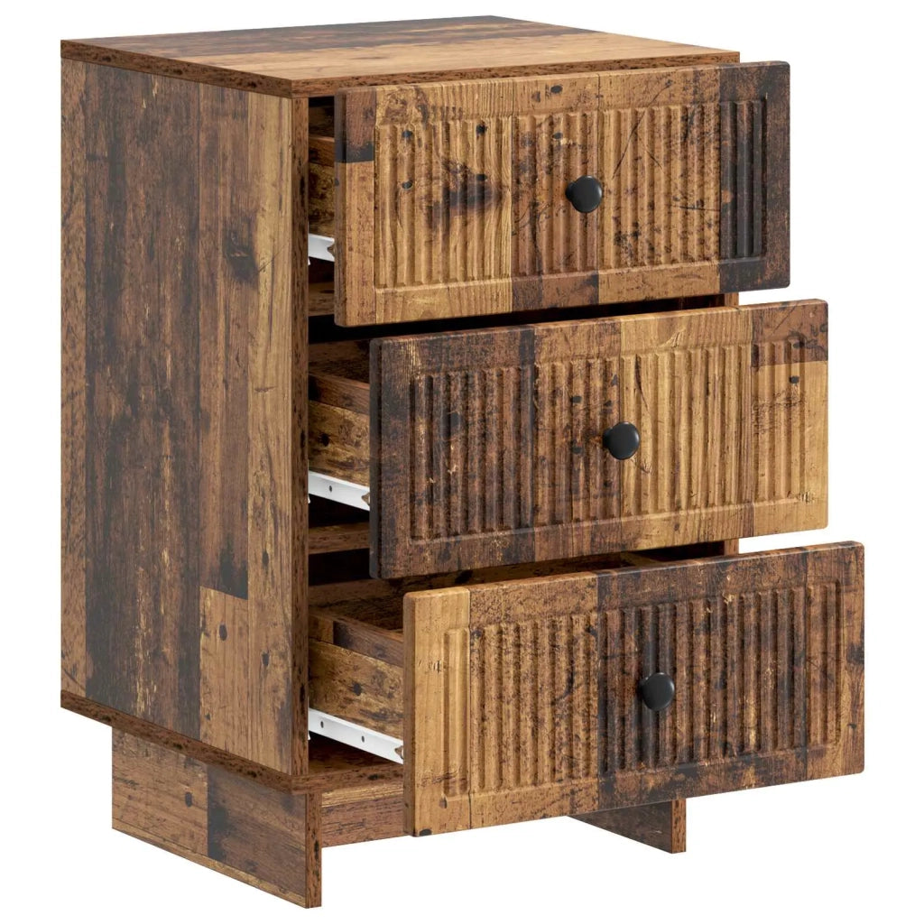 Armadio da Notte con cassetto Legno antico 43 x 41 x 66,5 cm