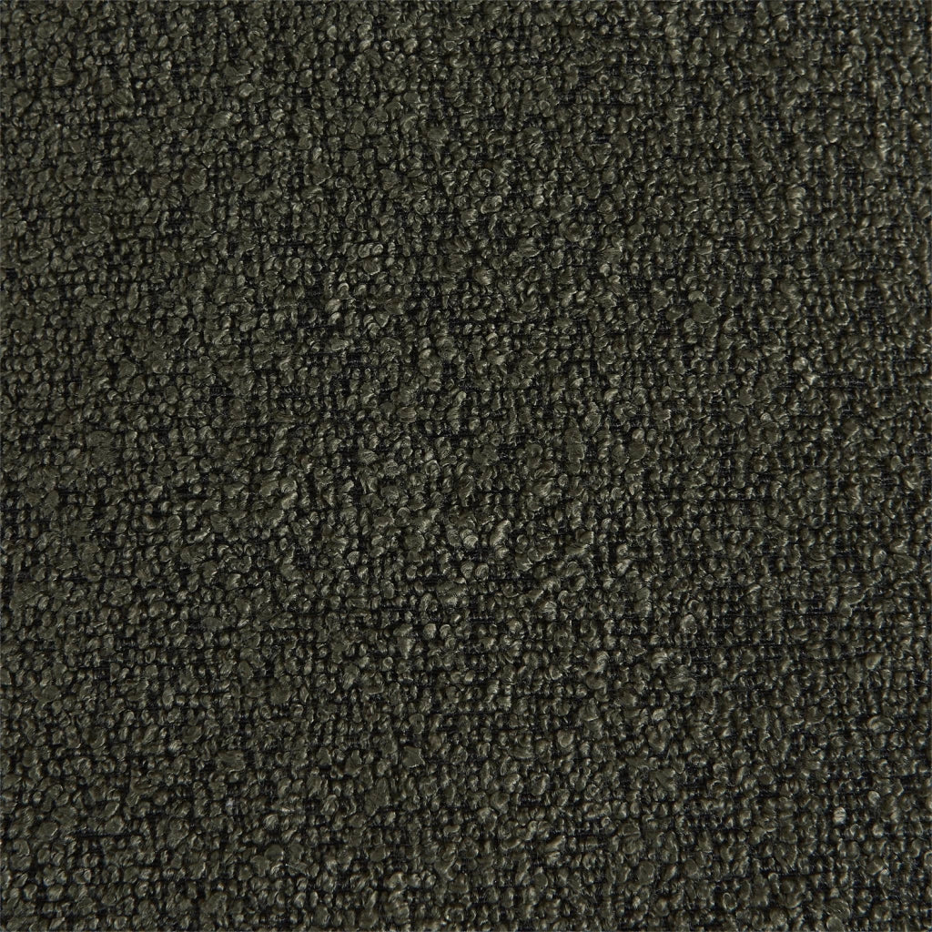 Divano letto in bouclé compresso testurizzato con contenitore, verde