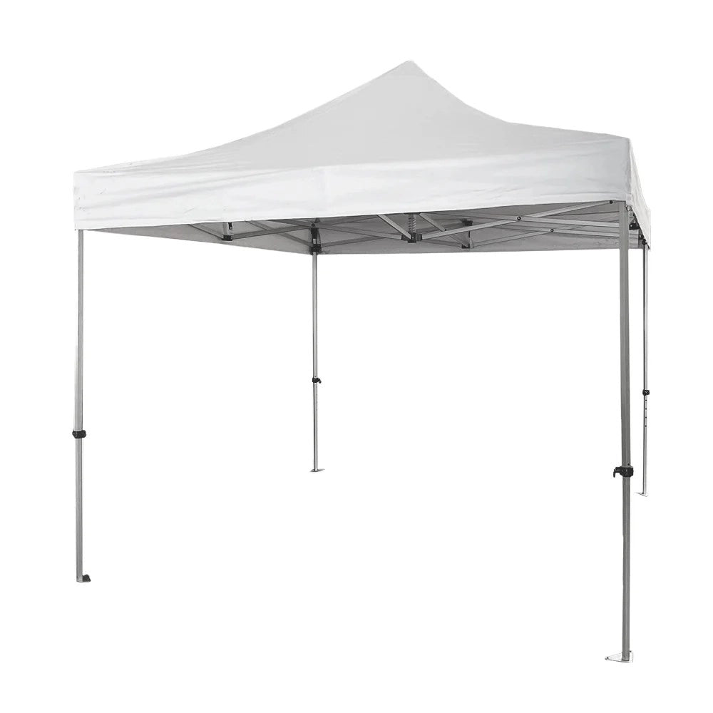 Gazebo Richiudibile Professionale Market-Pro 3x3 Struttura In Alluminio Esagonale Impermeabile Bianco