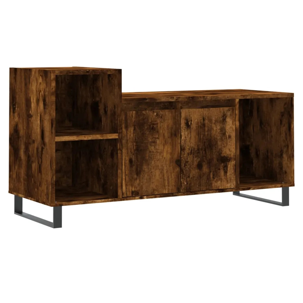 Mobile TV Rovere Fumo 100x35x55 cm in Legno Multistratocod mxl 126481