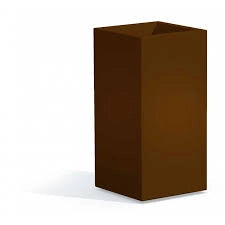 VASO IN RESINA MONACIS CUBE TOP H 80 cm. VARI COLORI