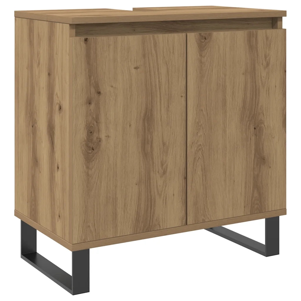 Mobile da Bagno Rovere Artigianale 58x33x60 cm in Truciolato