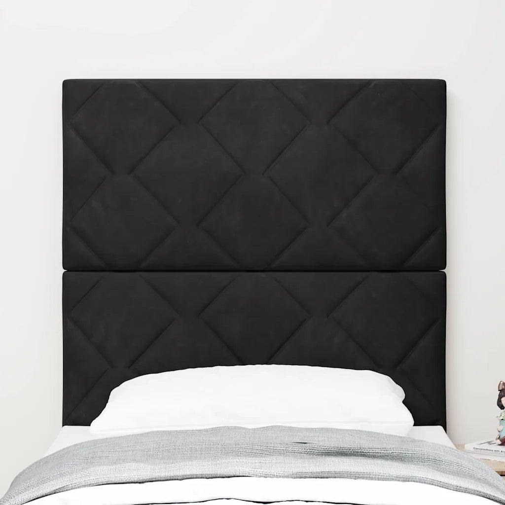 Testiera LED con testiera Nero 80 cm Pelle Sintetica 3338484