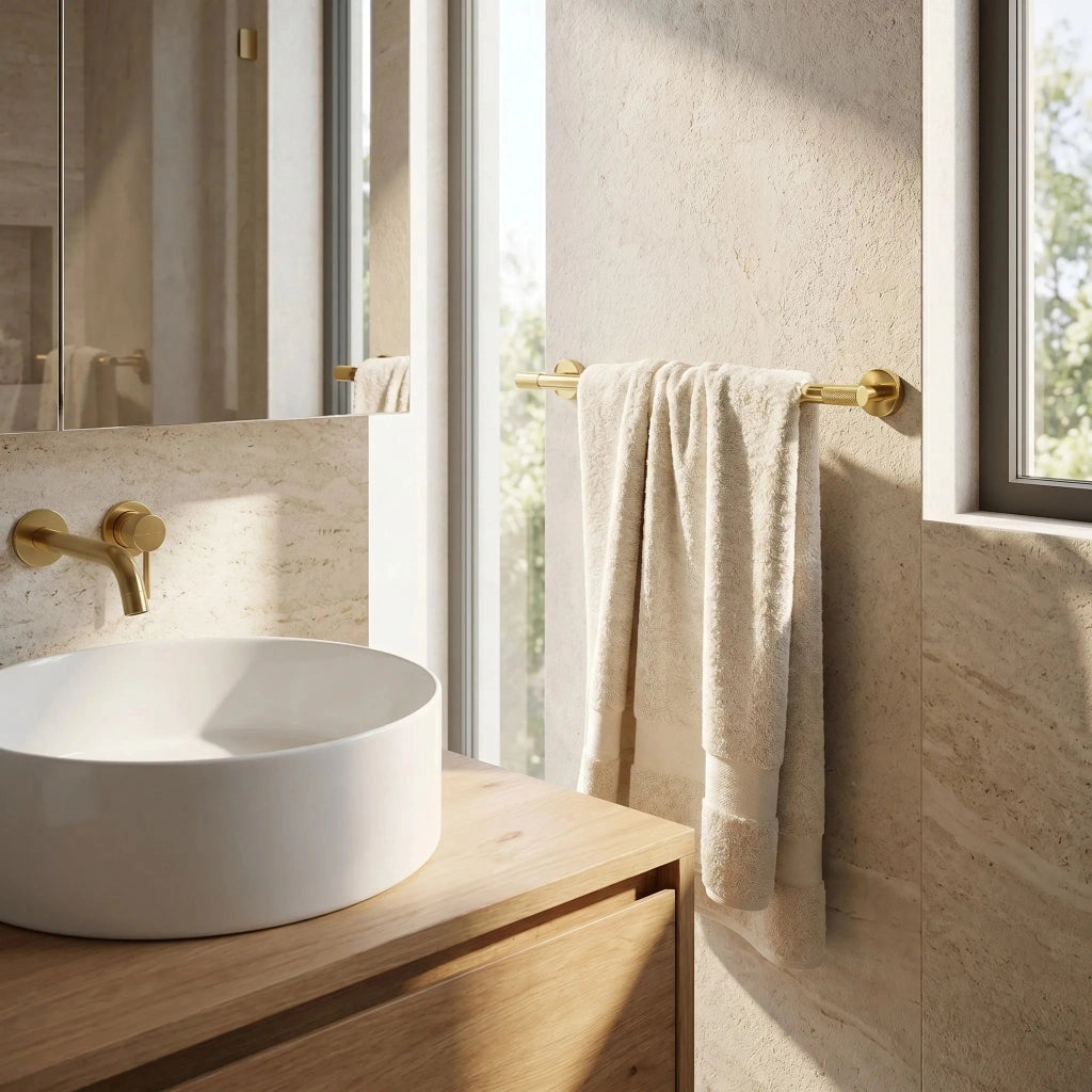 Portasciugamano Da Bagno 6603 Modern Gold