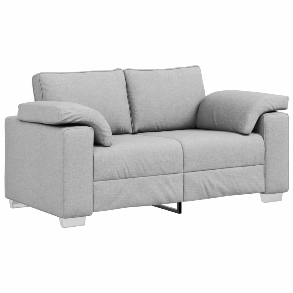Divano a due posti Grigio Nuvola 160 cm Tessuto 4105225