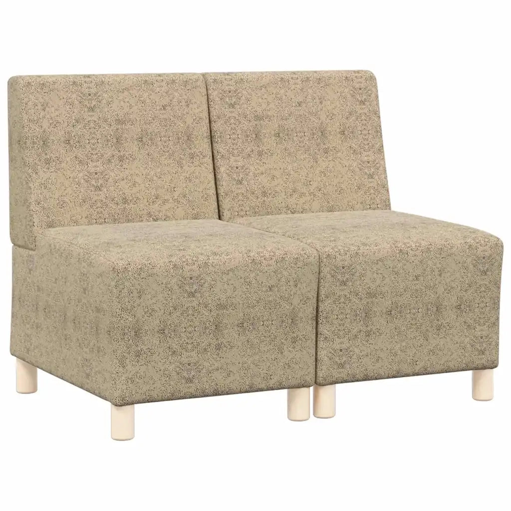 Unità di Divano Modulare Senza Braccioli 2 pcs Grigio chiaro 3399789