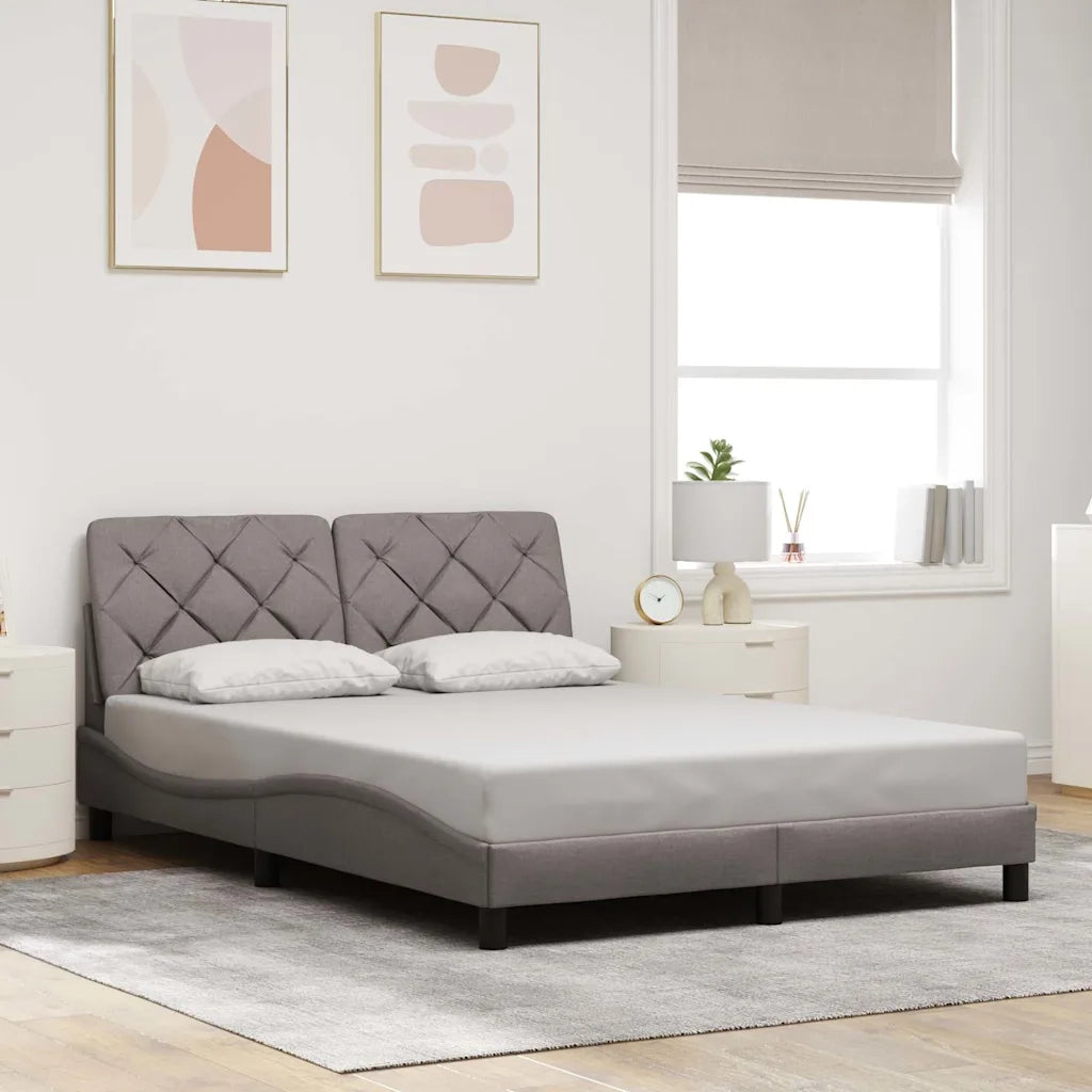 Giroletto senza Materasso Tortora 120x200 cm Tessuto