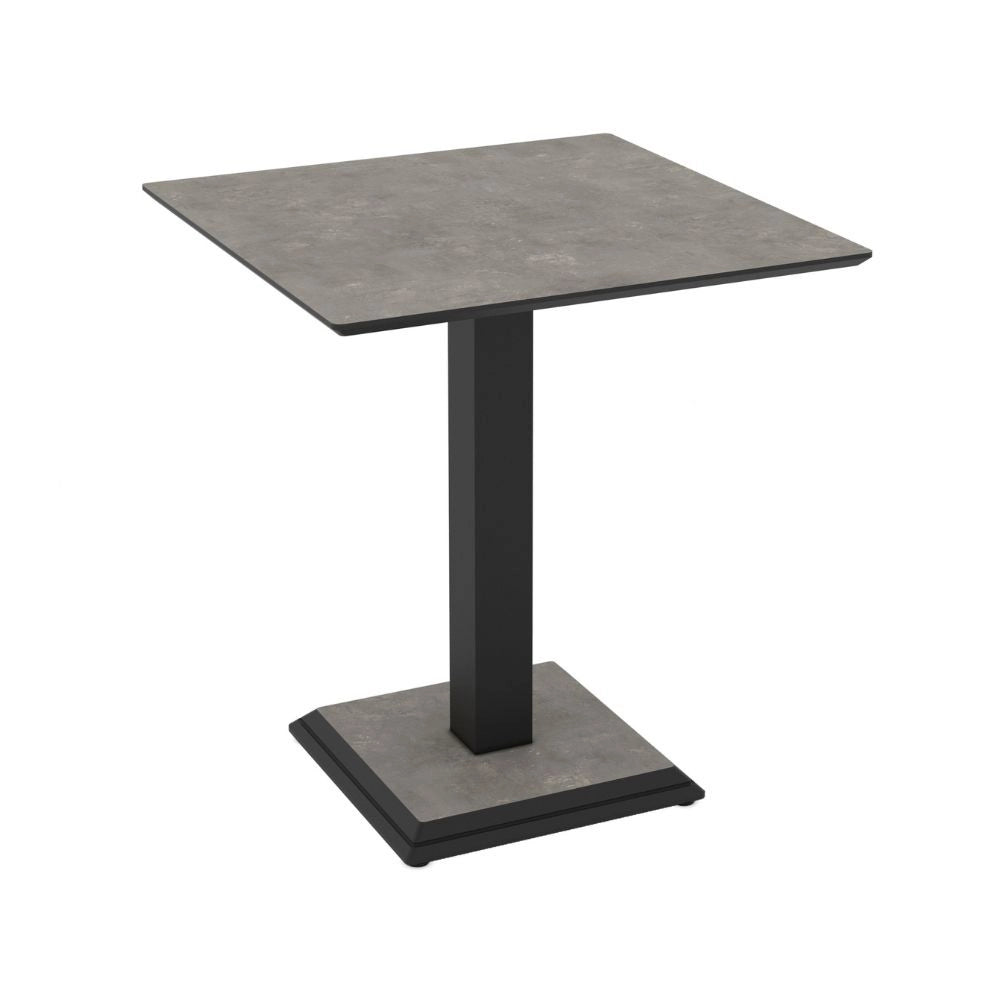 Tavolo Quadrato Carvel grigio cemento: Eleganza e Stile Distintivo per Ogni Spazio 68x68x75H