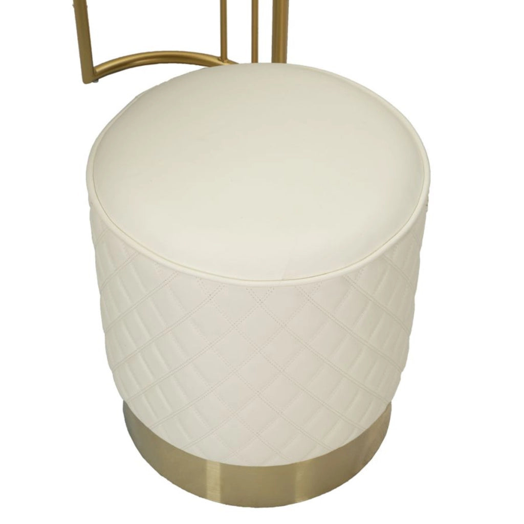 Consolle Trucco VKH21, Bianco, Legno, 120x40x75 cm