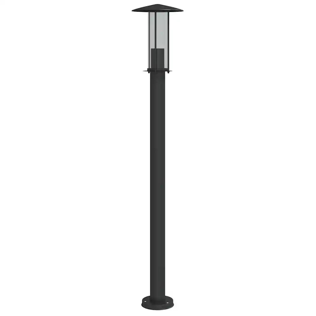Lampada da Terra per Esterni Argento 100 cm in Acciaio Inox CFW9370871