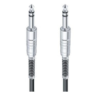 Trade Shop - Cavo Collegamento 2 Jack Da 6.5mm 10 Mt Cavetto Microfono Audio Stereo Jjack-09 -
