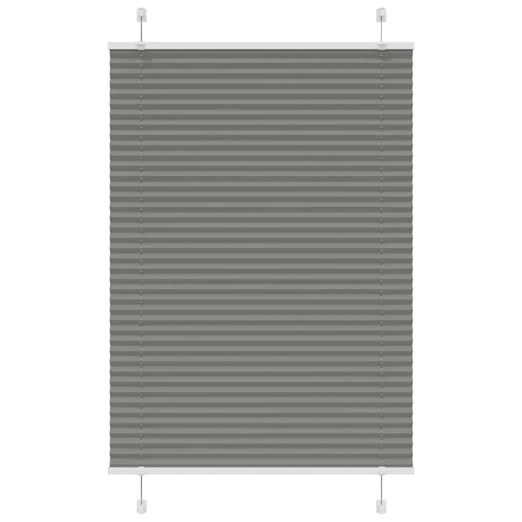 Tenda Plissettata Antracite 90x100 cm Larghezza Tessuto 89,4 cm 4015073