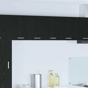 Armadio pensile con porta Rovere Nero e Bianco 60 x 31 x 40 cm 884164