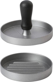 Impastatrice per Hamburger con Smaltimento Non Aderente per BBQ - Alluminio - Diametro 11.7 cm