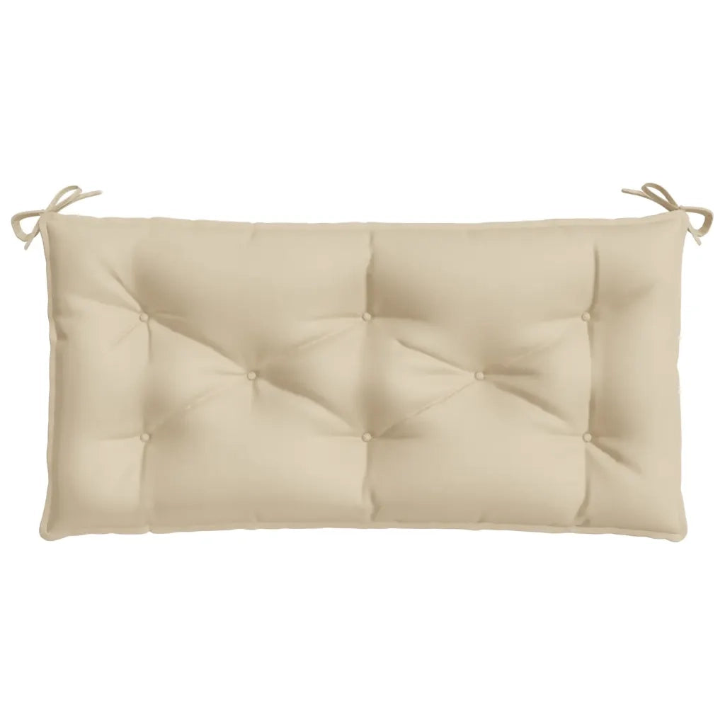 Cuscino per Panca Beige 110x50x7 cm in Tessuto Oxford 361814