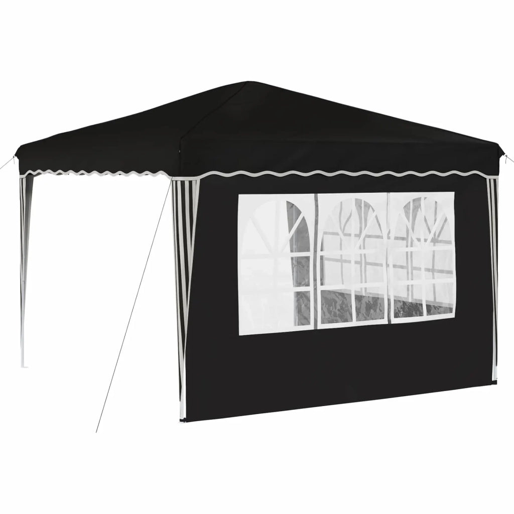 Tenda per feste a pop-up Nero 288 x 288 x 245 cm Tessuto Oxford 42019766