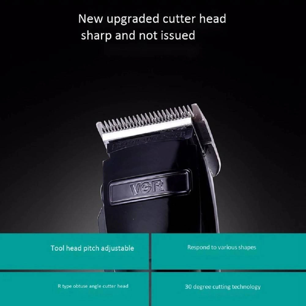Tagliacapelli Professionale V-011 Regolabarba Elettrico Rasoio A Batteria Trimmer