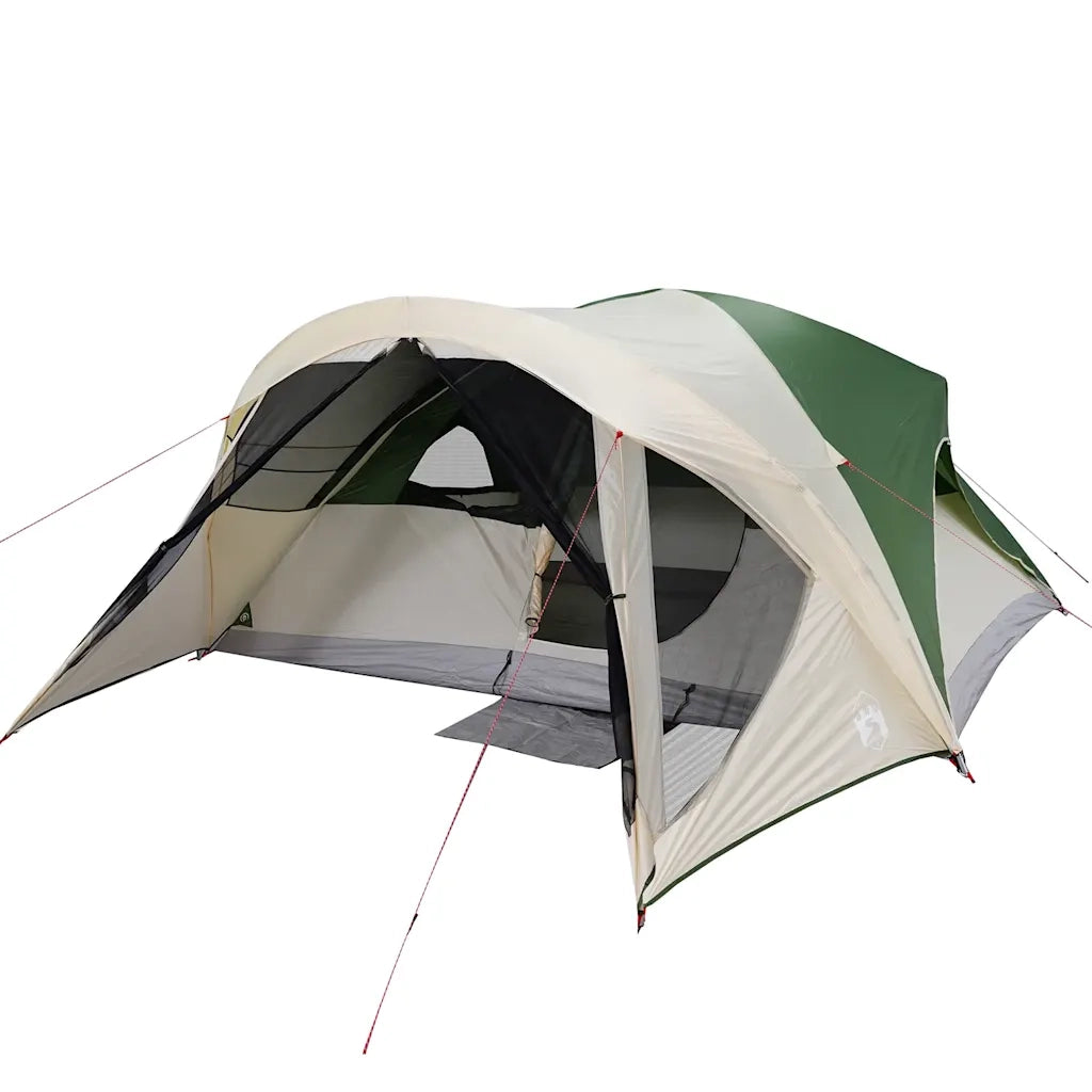 Tenda Familiare Cabina per 6 Persone Verde Impermeabile 94637