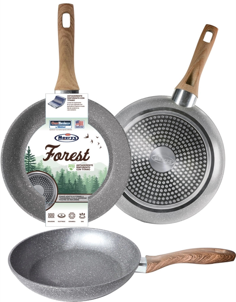 MAURY'S FOREST PADELLA CON MANICO REALIZZATA IN TITANIO RINFORZATO 24 CM