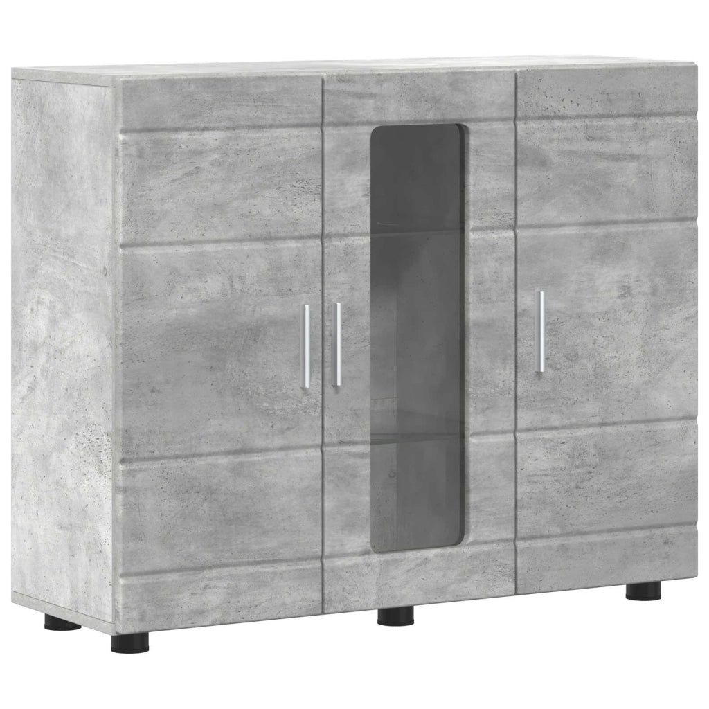 Armadio in Legno Grigio cemento 88,5 x 30,5 x 73 cm