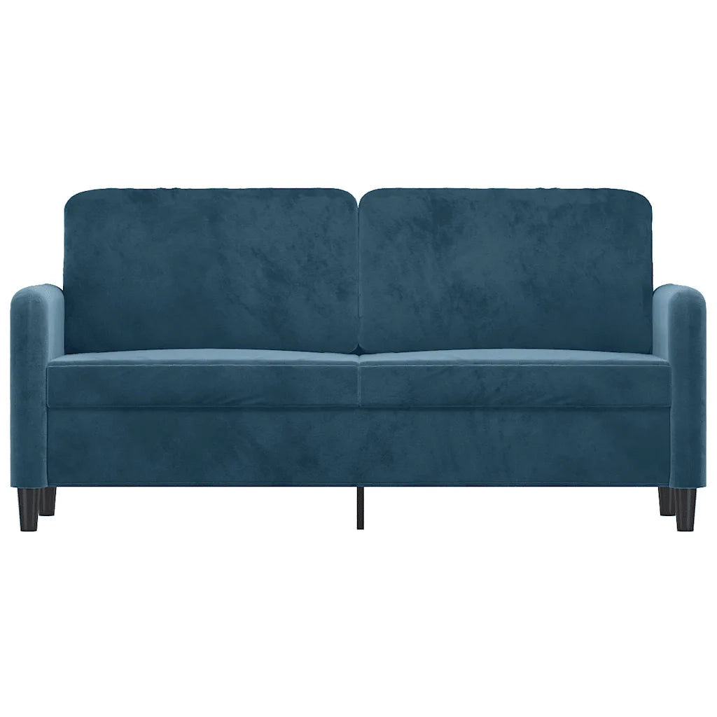 Divano a 2 Posti Blu 140 cm in Vellutocod mxl 133340