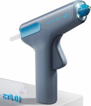 Pistola di colla ad alta temperatura 2200 mAh caricabile via USB-C - Riscaldamento rapido - Funzione di spegnimento intelligente - Incluso 10 pezzi di stecche di colla 7 mm per attività di fai da te e scuole d'arte