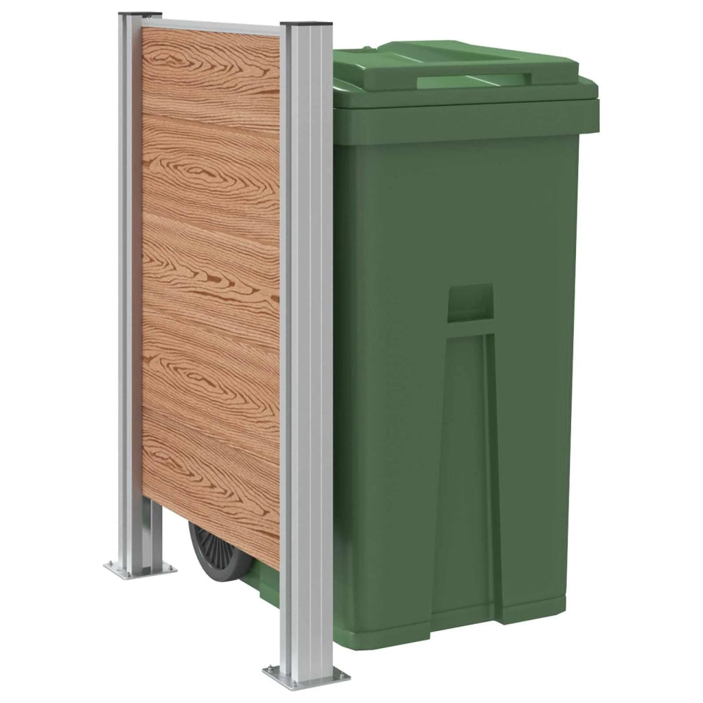 Recinzione Contenitore per Rifiuti Marrone 85 x 12 x 115 cm 42039179