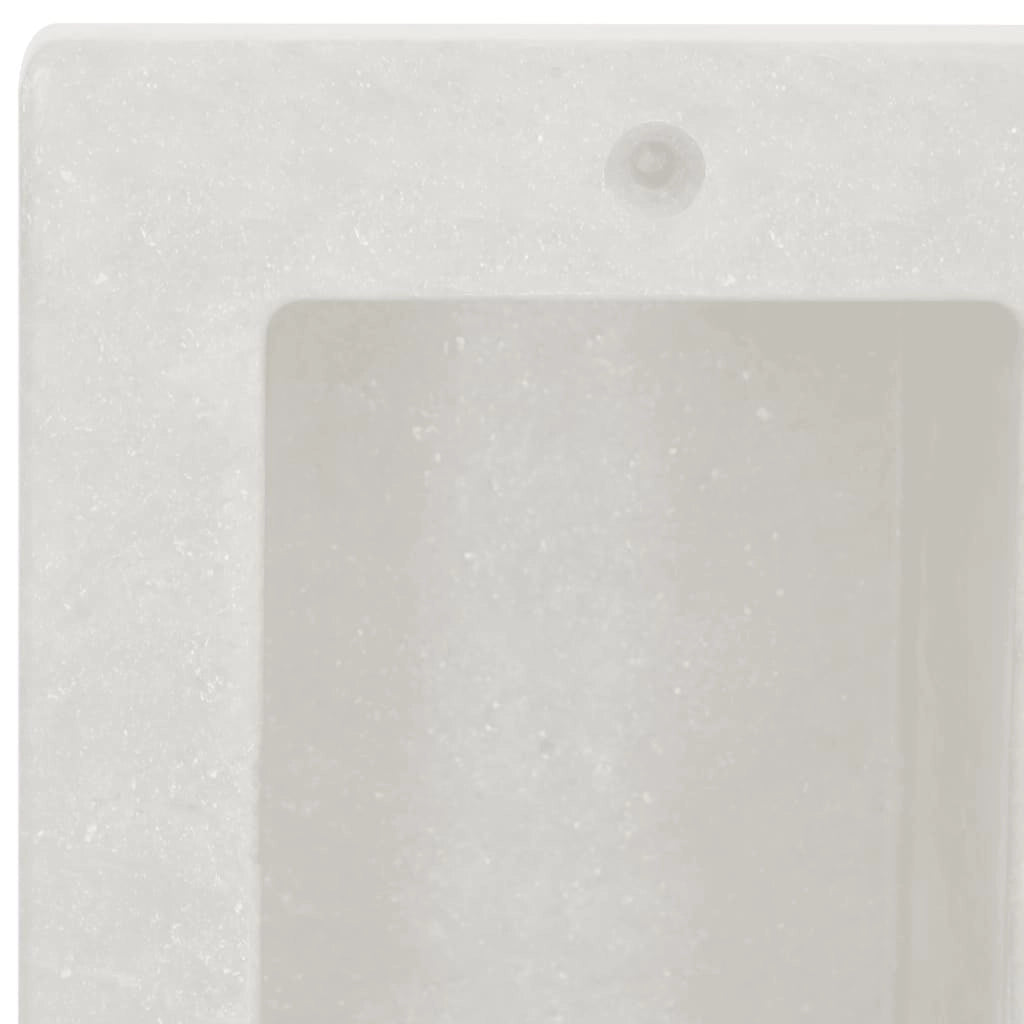 Nicchia da Doccia con 2 Scomparti Bianco Opaco 41x51x10 cm 151396
