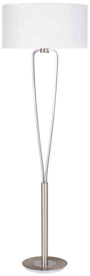 Piantana da Interno  E27 in Metallo Nickel Opaco