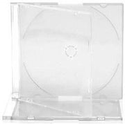 Scatola di protezione slimline per CD/DVD 5,2 mm - Contenitore di archiviazione leggero - Materiale resistente e duraturo - Pacchetto da 25 - Costruzione robusta - Protezione per CD