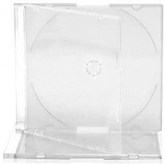 Scatola di protezione slimline per CD/DVD 5,2 mm - Contenitore di archiviazione leggero - Materiale resistente e duraturo - Pacchetto da 25 - Costruzione robusta - Protezione per CD