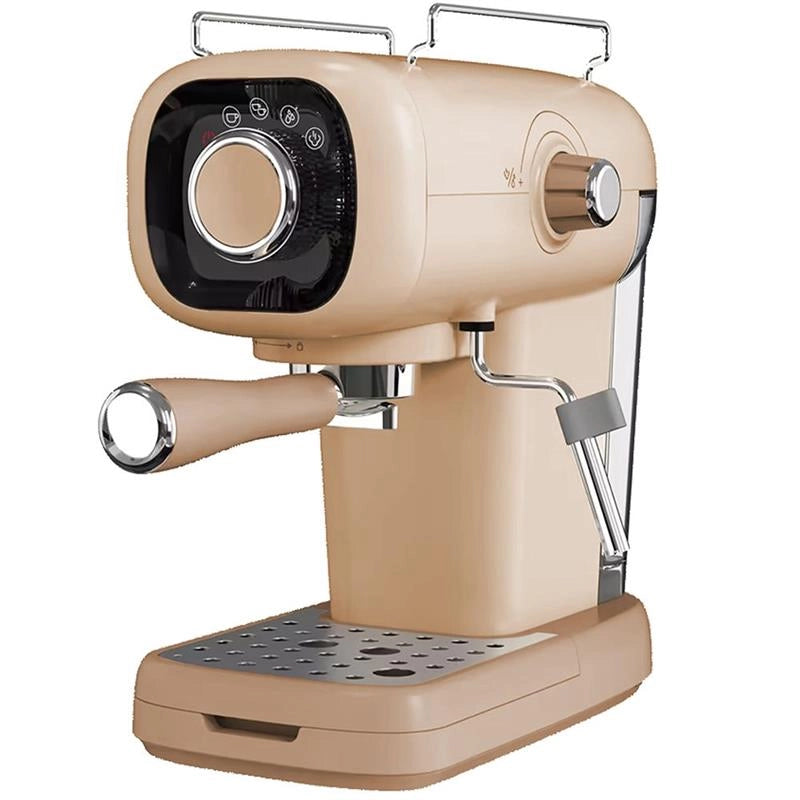 TOGNANA MACCHINA CAFFÈ ESPRESSO CHAMPAGNE PLASTICA-ACCIAIO INOX BEIGE LINEA IRIDEA  17,5 X 30,5 X 32,5 CM 1100W