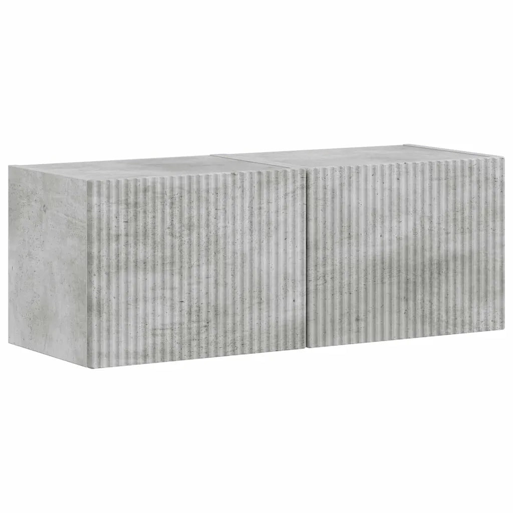 Mobile TV da parete 2 pcs Calcestruzzo 39 x 31 x 29,5 cm 892176