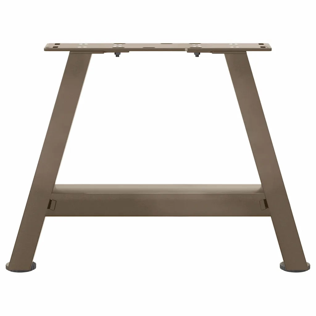 Gambe per Tavolino da Caff¨¨ a Forma di A 2 pz-Set di 2 Gamba per Tavolo 30x(30-31) cm Acciaio