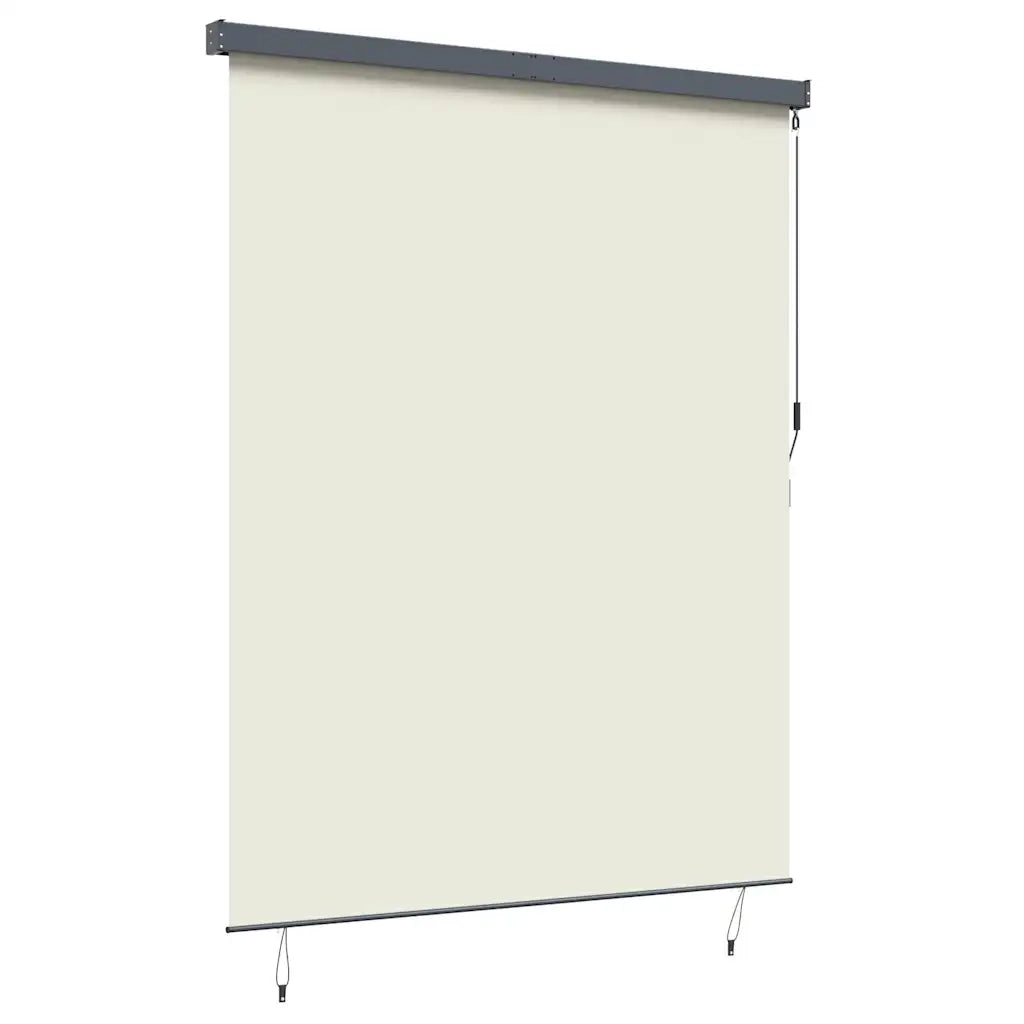 vidaXL Tenda a Rullo Esterna Striped Crema 220 x 250 cm Tessuto