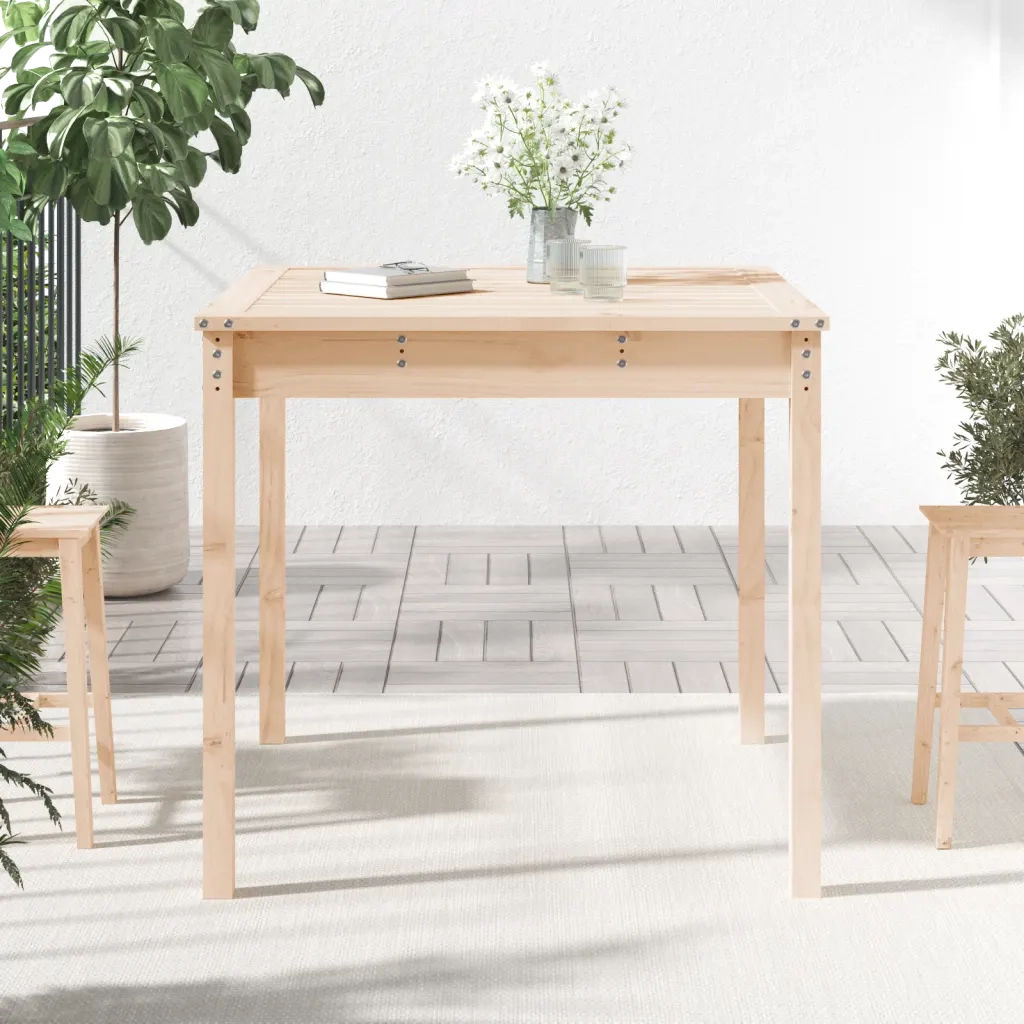 Tavolo da Giardino 82,5x82,5x76 cm in Legno Massello di Pinocod mxl 81987