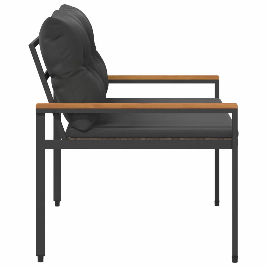 Panchina da esterno 2 -Seater 116 x 67,5 x 72 cm polyrattan 42025366