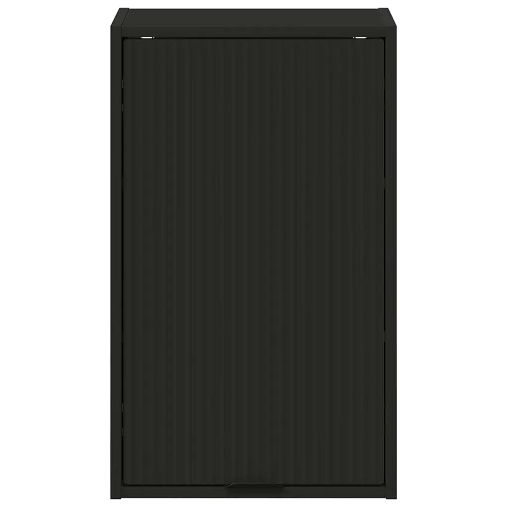 Mobile da Bagno Montaggio a parete Nero 39 x 23,5 x 65 cm 883385