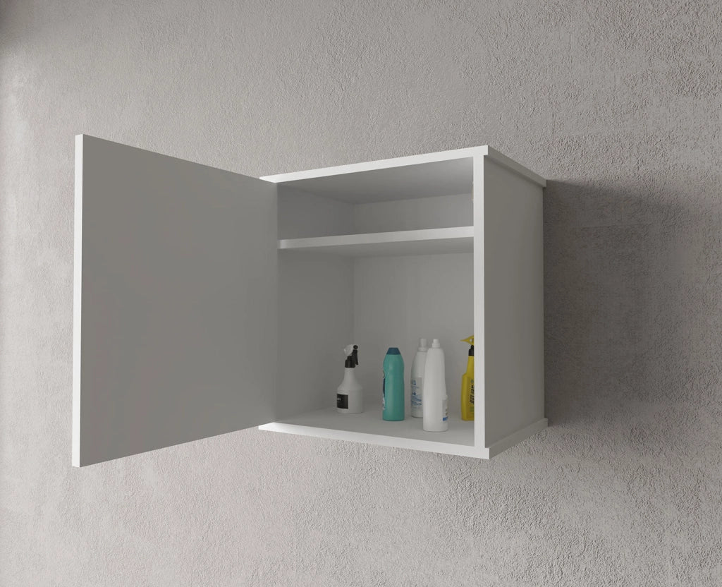 Pensile Lavanderia da Esterno 46,5x34x52,5 cm in PVC Bianco